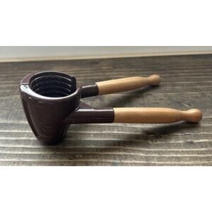 Walnut Nut Cracker Tool Stainless Steel Nutcracker With Wooden Handle Brown